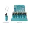 2019 new design capsule tube package usb cable fast charger cable for 8 pin type c Micro charging line set with display box