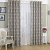 European cations jacquard physical environmental protection shading cloth curtains