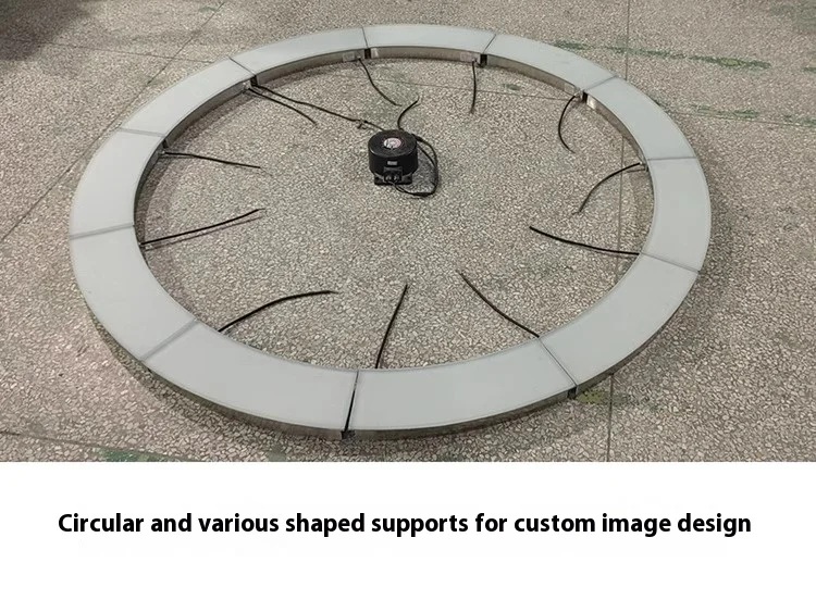 product aluminum led outdoor waterproof curved underground light dmx512 rgb embedded square park irregular ground tile landscape ip67-11