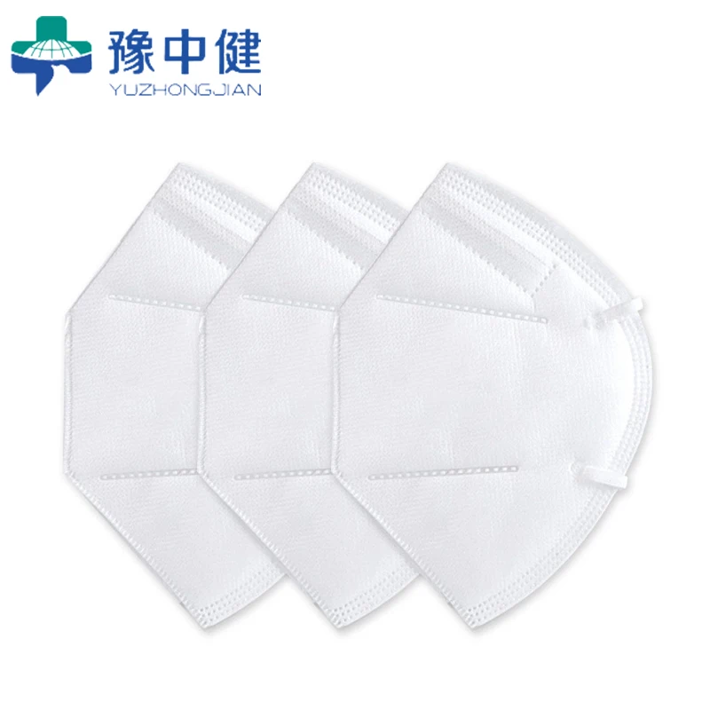 
Protective face mask disposable respirator with earloop ffp2 