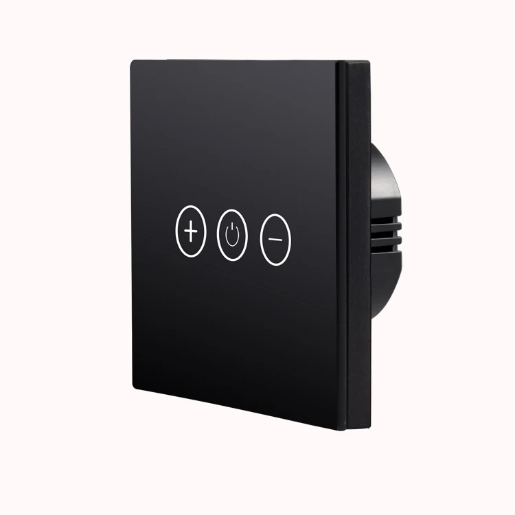 EU Standard smart home 3 Gang Remote Control touch triac switch dimmer 230v 200w