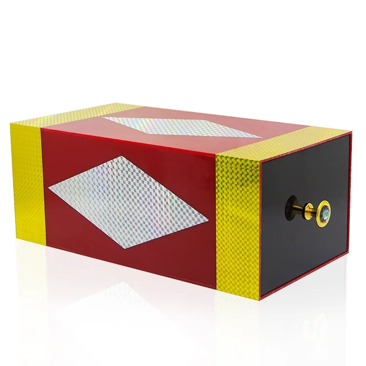 External Magic Box Large Size Sliding Secret Box Magic Prop for Professional Magicians ...