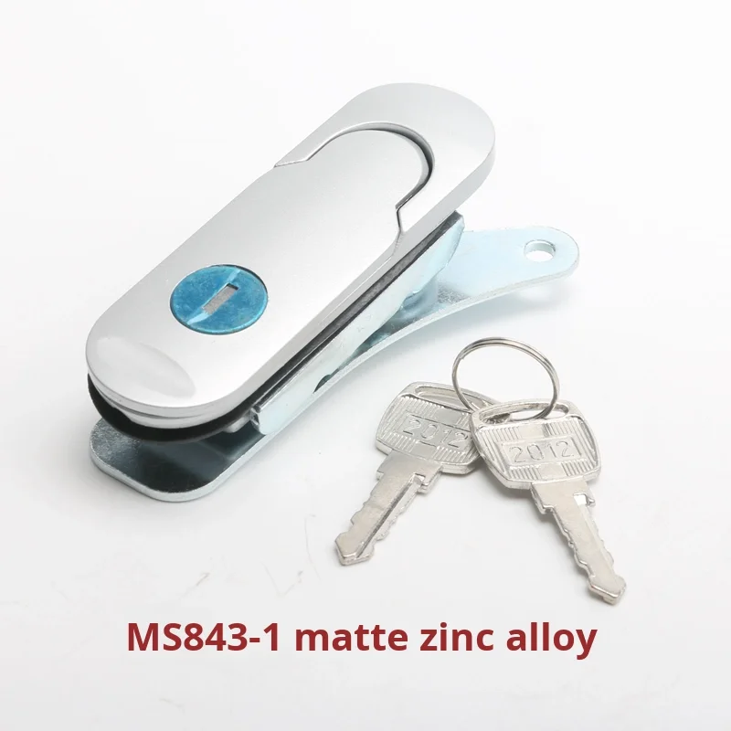 Fangweitu Flat Lock Power Distribution Cabinet Door Lock Aluminum Profiles MS 843-1 Control Cabinet Lock manufacture