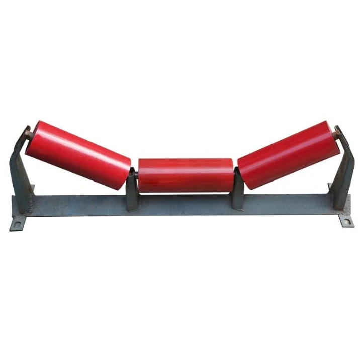 heavy duty carrier small size diameter trough nylon idler steel idler price mining rubber coated conveyor belt roller