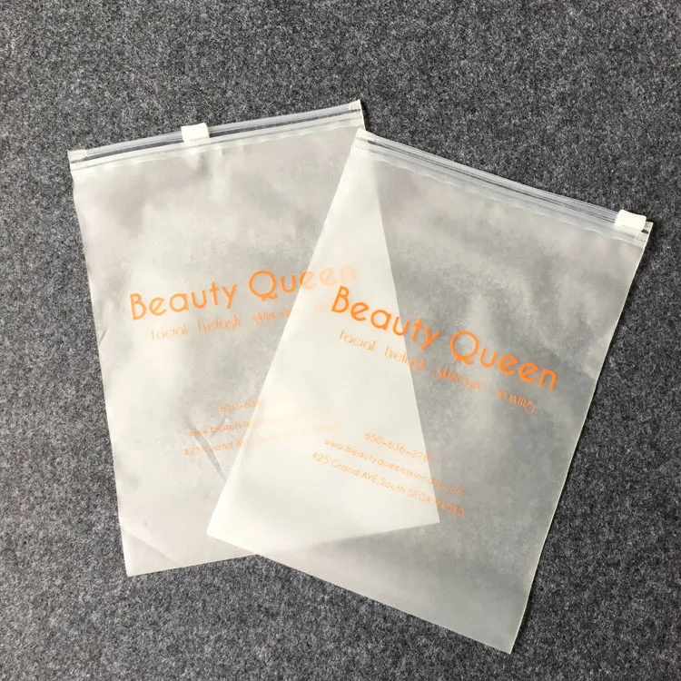 Custom Packaging Bag For Garment Wholesale Zipper Bag With Own Logo