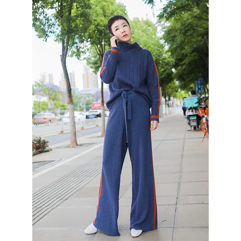 
High quality popular The latest ladies suit trousers. Fashionable ladies slim trousers highlight the leg lines 