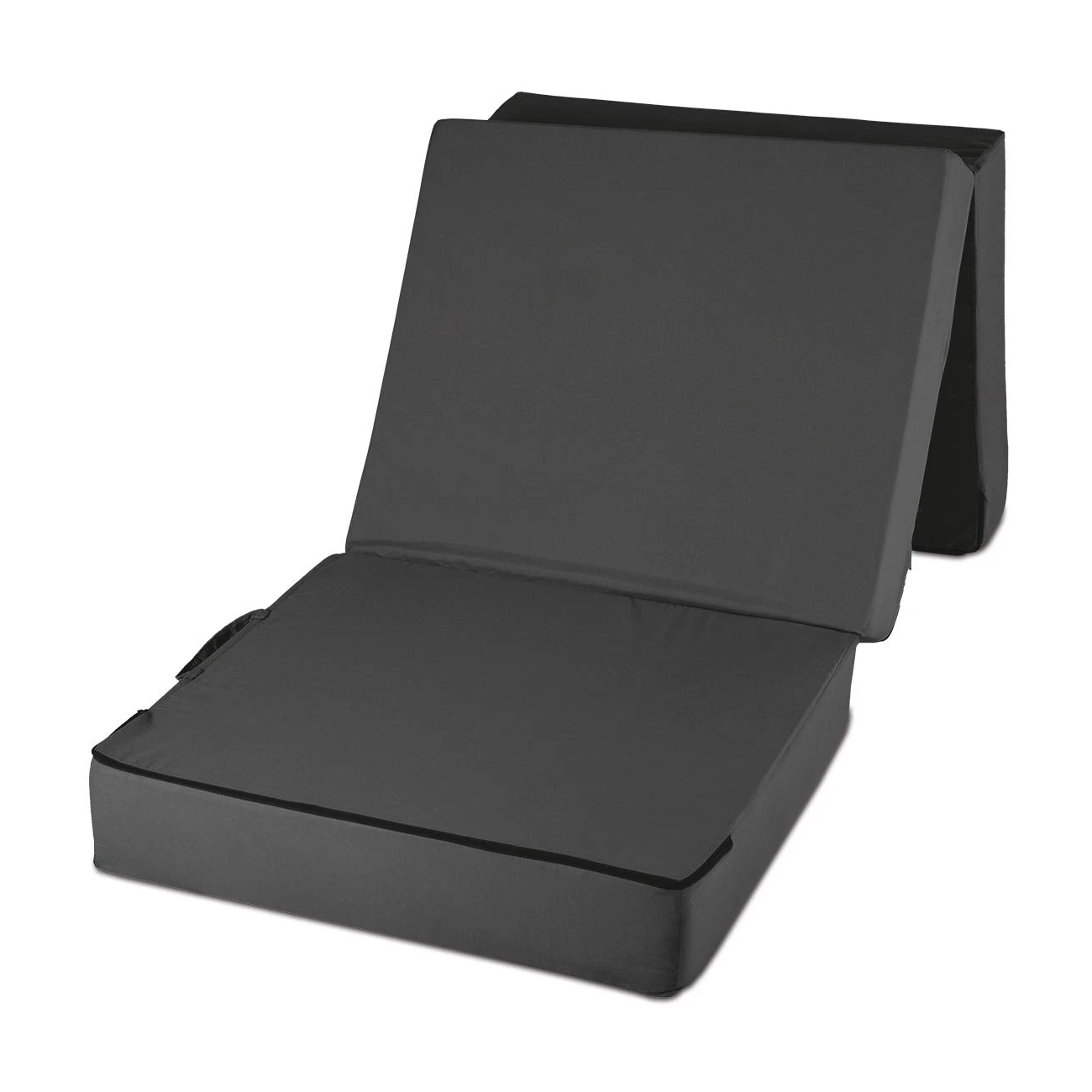 Oem Memory Foam Tri Fold Guest Mattress Trifold Foam Mattress Topper Foldable Folding Mattress