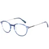 BT4305 Italian eyewear Unisex Round Retro Acetate eyeglasses Frame for prescription lens
