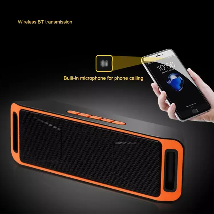 Outdoor bluetooth speaker Portable wireless speaker super bass mp3 speaker SC208 - ANKUX.COM