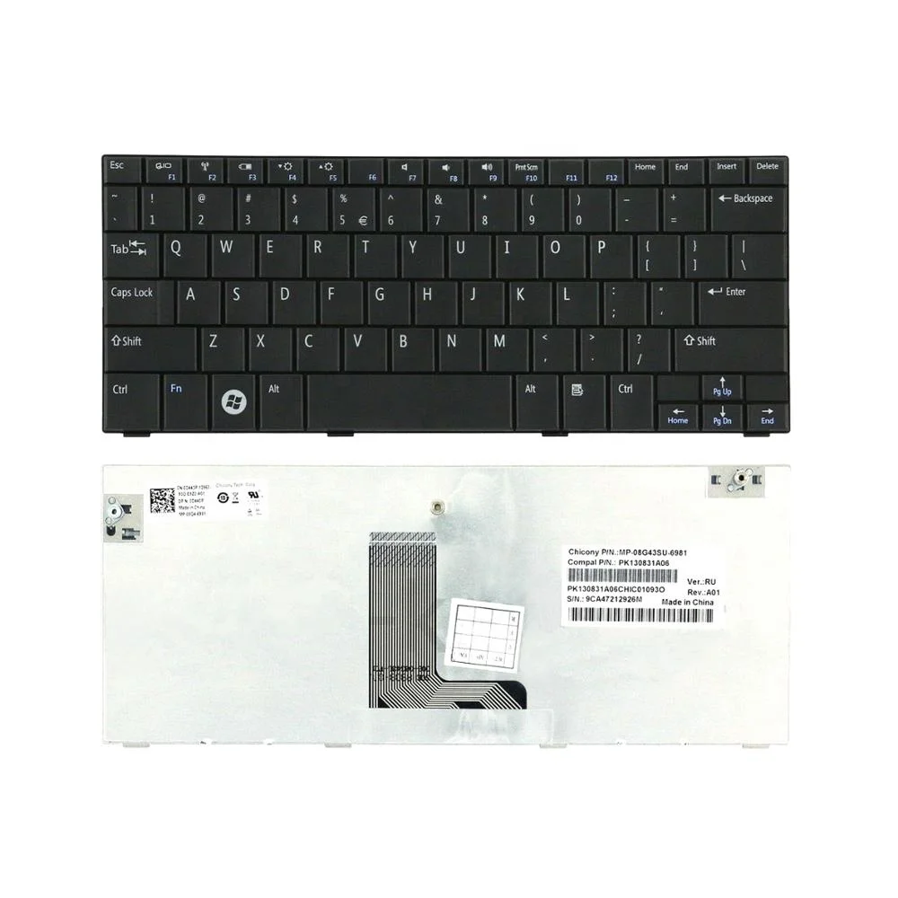 Laptop Keyboard For Dell Inspiron Mini 10 10v 1010 1011 Series Buy Laptop Keyboard For Dell Mini 10 Laptop Keyboard For Dell Mini 10v For Dell Inspiron 1010 Keyboard Product On Alibaba Com