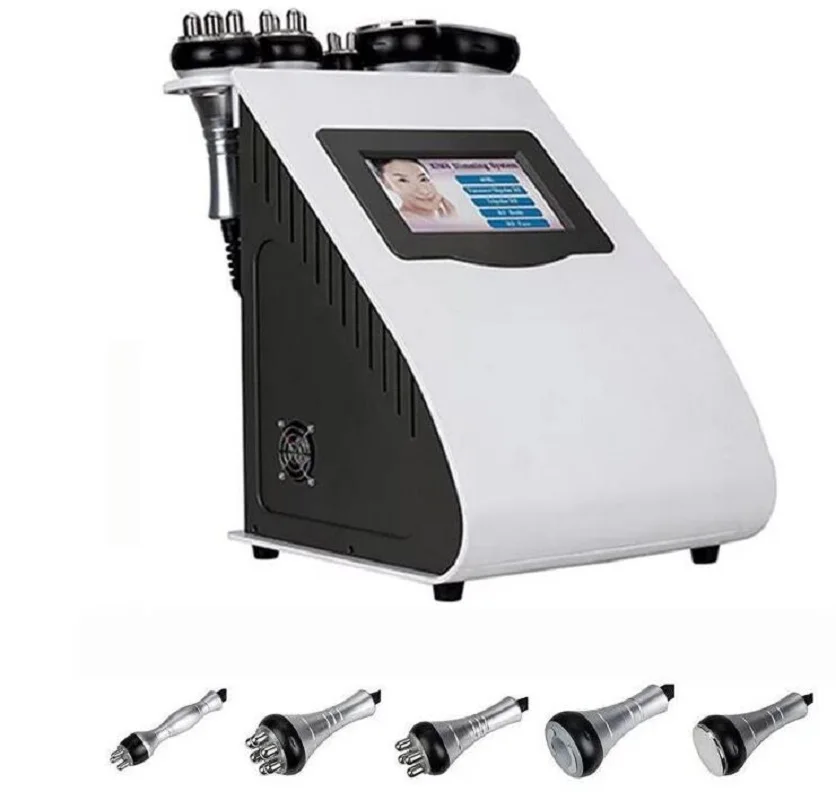 5in1 Ultrasonic Liposuction 40K Cavitation Vacuum Multipolar bipolor RF laser Slimming radio frequency SKIN BODY SALON MACHINE