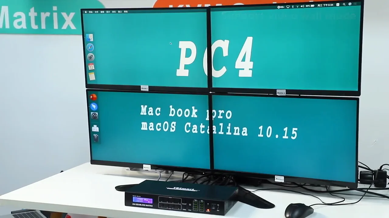 4x4 Hdmi Seamless Matrix Switch 4k Hdmi Matrix Selector Switcher With