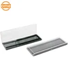 Empty plastic eyeshadow case with brush slot custom make up clear lid palette