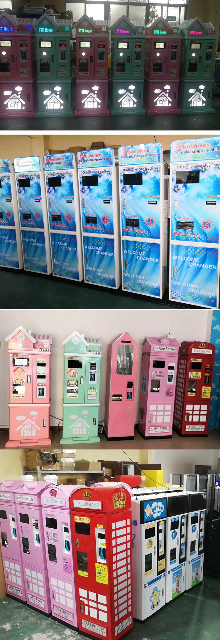 Wholesale Automatic Coin Exchangers Paper Bill Exchange Machine Coin