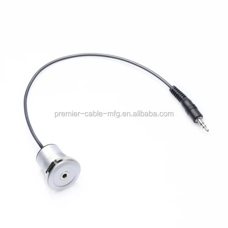 Round Panel Mount Stereo Audio Extension Cable factory