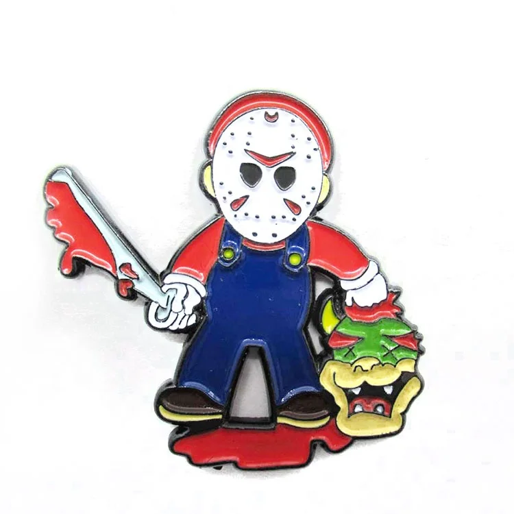 

genie pin badge,2 Pieces, Custom color
