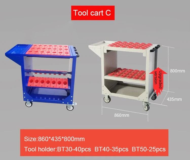 Details about   BT40 Tool Trolley Cart Holders CNC Werkzeugwagen Wagenhalter Werkzeuglagerung 