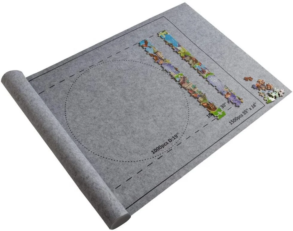 Puzzle Storage Pad Puzzle Roll Jigsaw Storage Felt Mat Felt Puzzle Mat