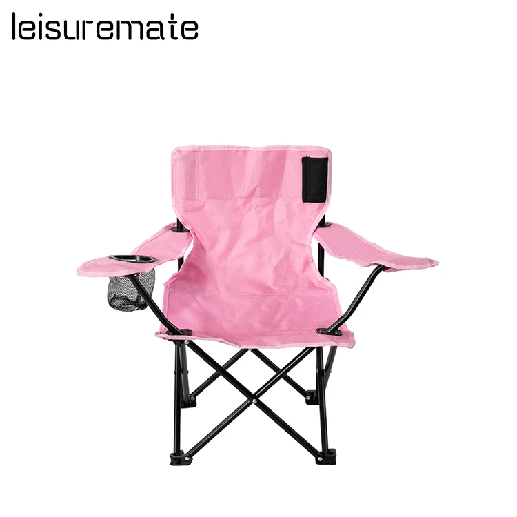pink folding camping chair