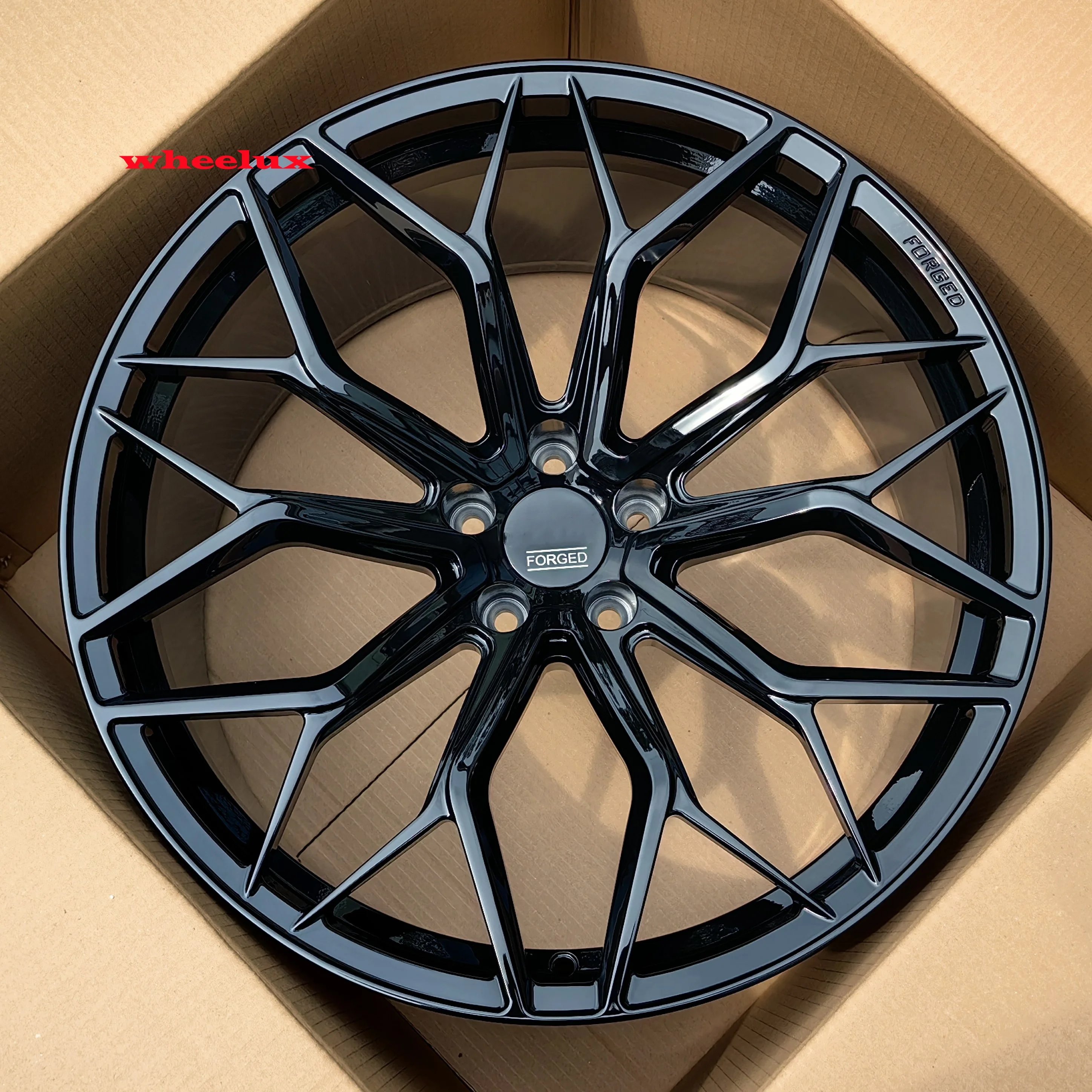 Wheelux Custom Forged 6061 T6 Bronze Black Alloy Wheels for BMW