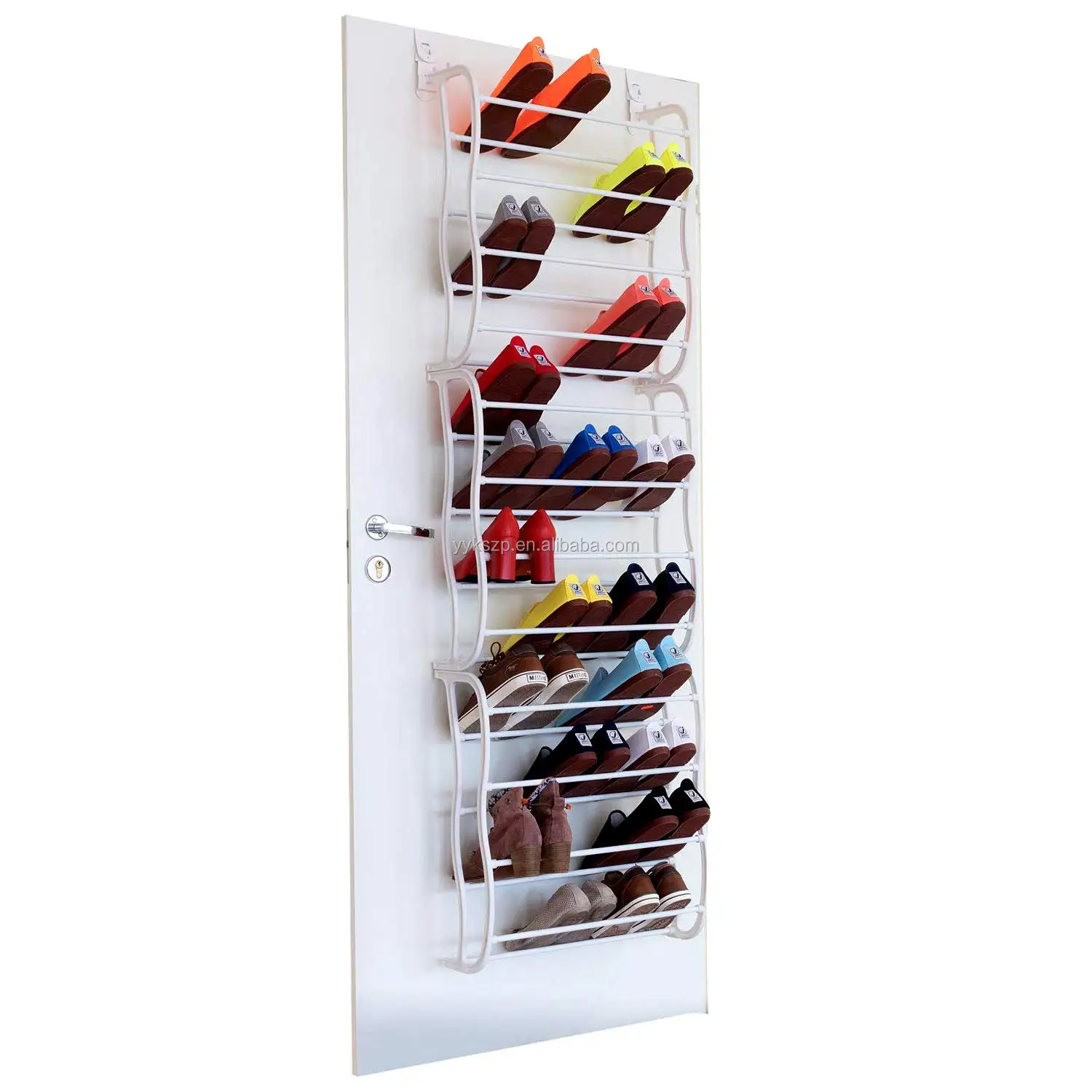 
New Over The Door Shoe Stand Organizer Rack 36 Pairs Shoes Storage 