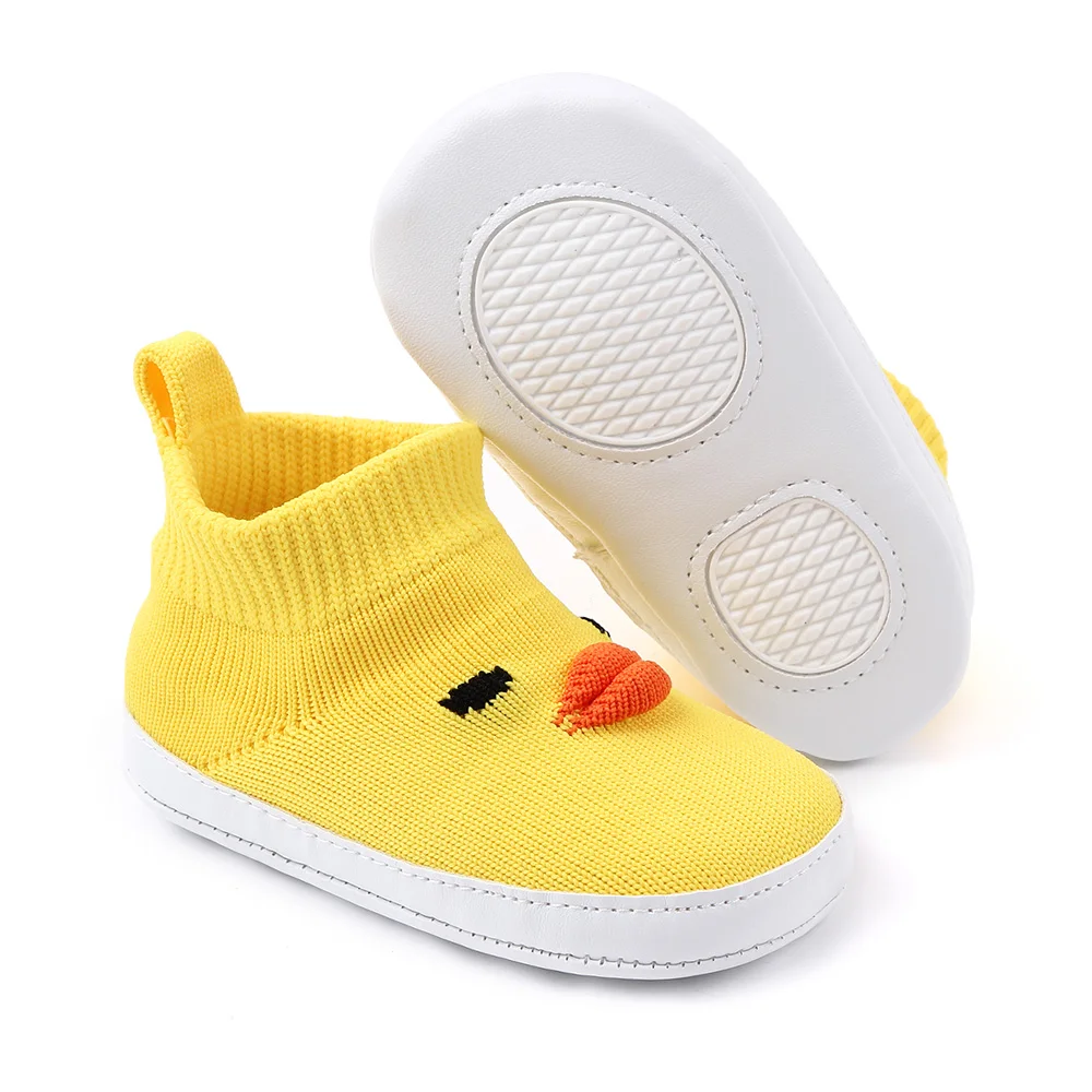 Baby Toddler First Walking Sock Shoes for Girls Boys Soft Sole Non Slip Cotton Mesh Slip-on Sneakers supplier