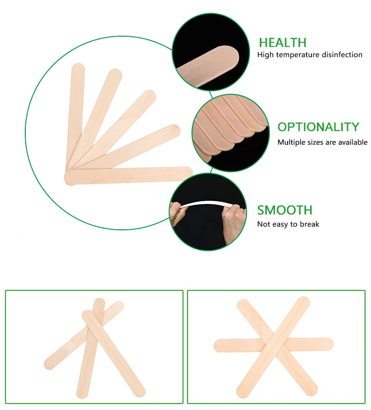 Low Price Medical Uses Disposable Pediatric Wooden Medical Tongue