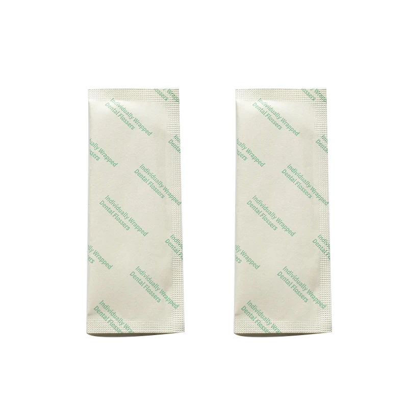 Individual Wrapped Packaging Dental Floss Picks Customized Packaging