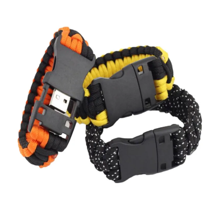 High Quality Rope Bracelet Wristband Usb 3.0 Flash Drive 1Tb,32Gb,64Gb Pendrive With Logo Custom 4Gb,8Gb,16Gb Usb Memory Stick - ANKUX.COM