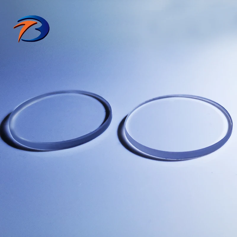Optical glass wafer optical flat glass caf2 windows ir caf2 wafer crystal windows uv thin caf2 window