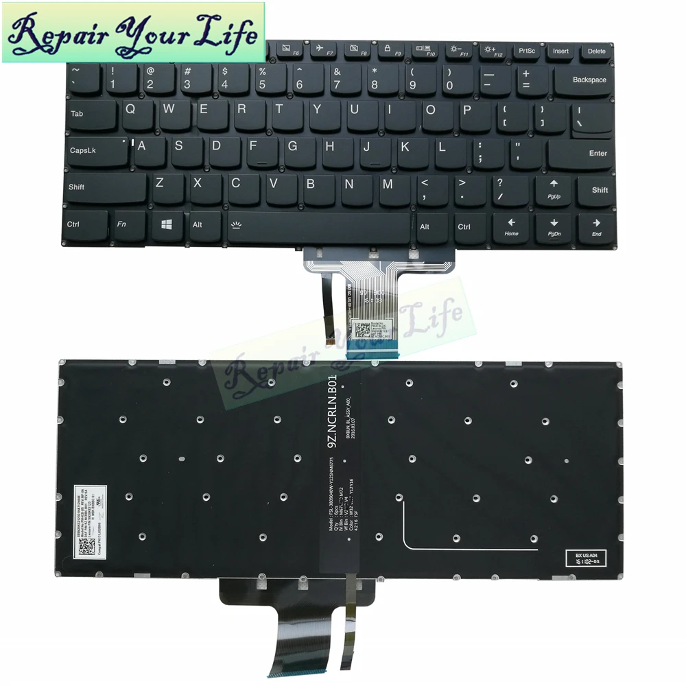 Us Layout Laptop Keyboard For Lenovo Yoga 510-14isk 510-14ast 510-14ikb  510s  Backlight Black Internal - Buy Us Layout Laptop Keyboard,Us  Layout Laptop Keyboard For Lenovo Yoga 510-14isk 510-14ast 510-14ikb  510s,Us Layout