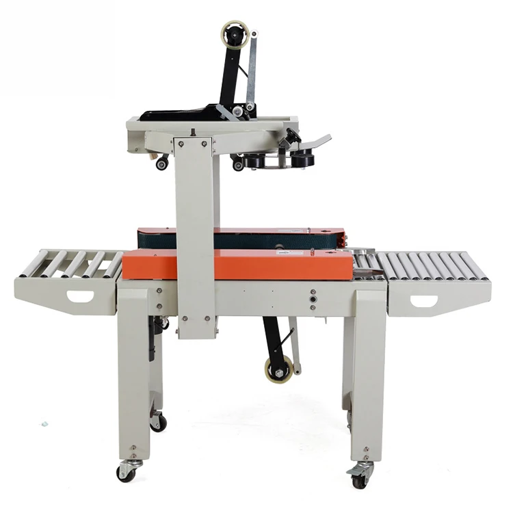 Automatic box <a href=https://www.ytkpack.com/Wrapping-Machine.html target='_blank'>wrapping machine</a> for door postal small box sealing machine carton fill and seal machine price