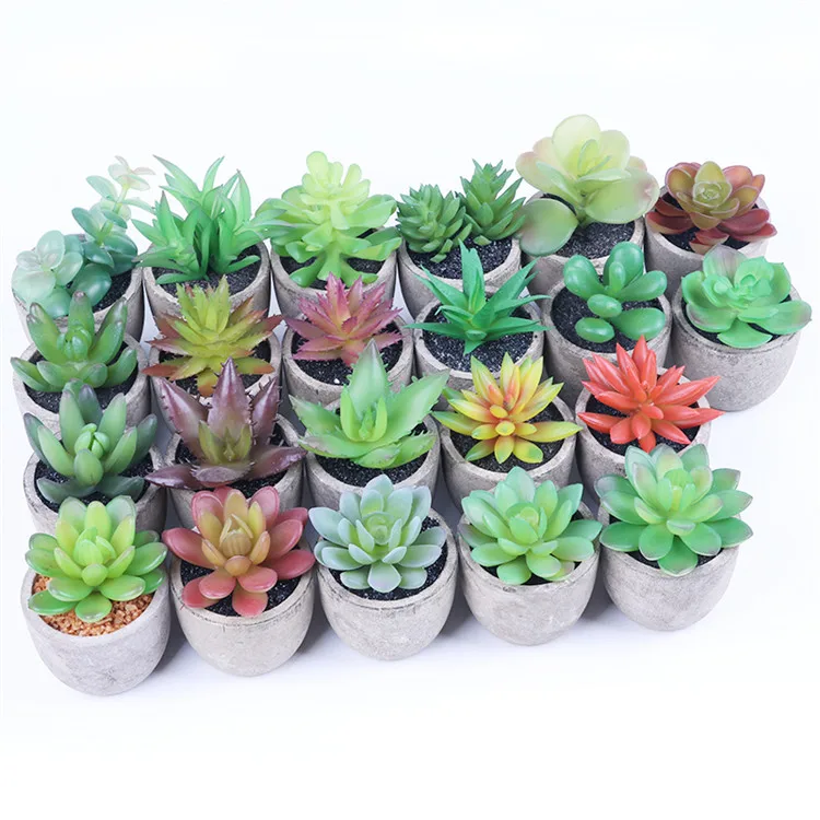 factory wholesale iindoor succulent plants mini artificial