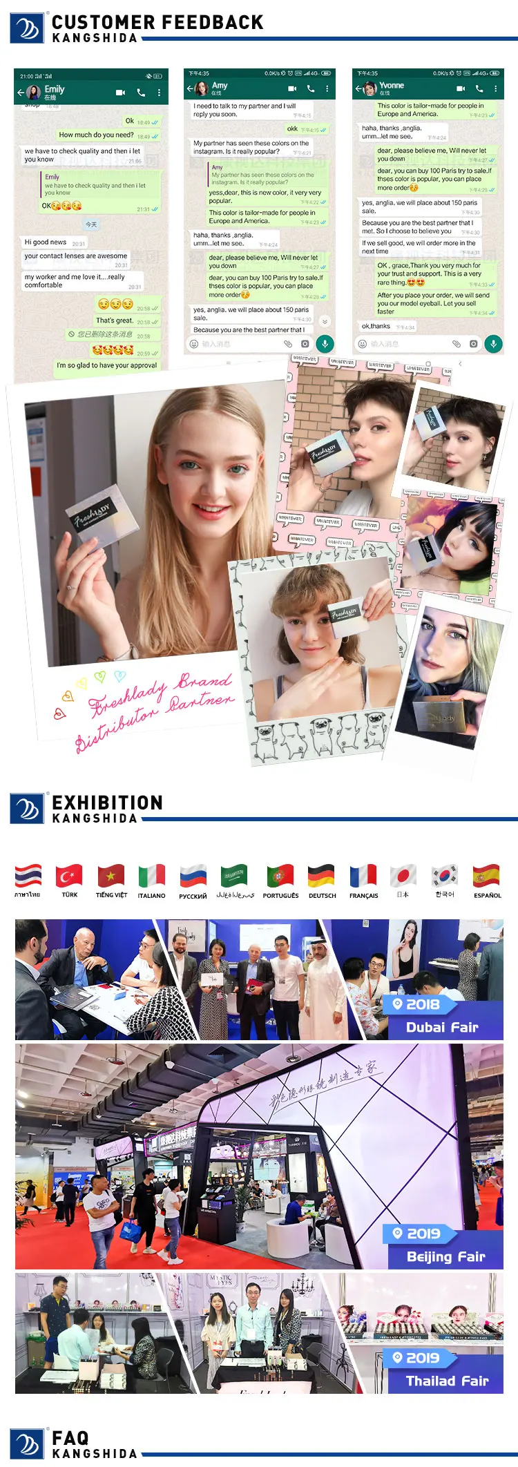 new arrival portable creatively contact lens