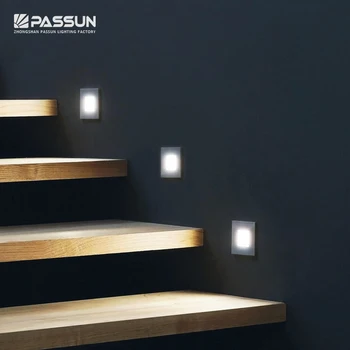 Modern Design Aluminum Indoor Recessed Wall Foot Lamp Led Stair Modern Design Aluminum Indoor Recessed