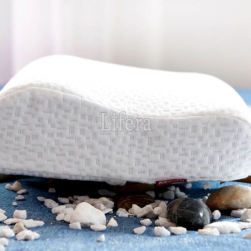relax neck soft pillow massage memory foam pillow fiber slow