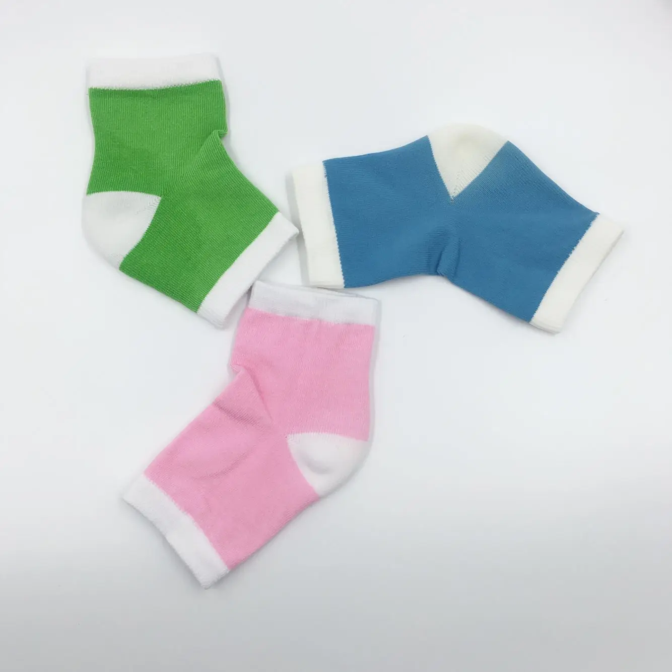 保湿棉 spa 凝胶袜,用于修复和软化干裂足部护理-一对