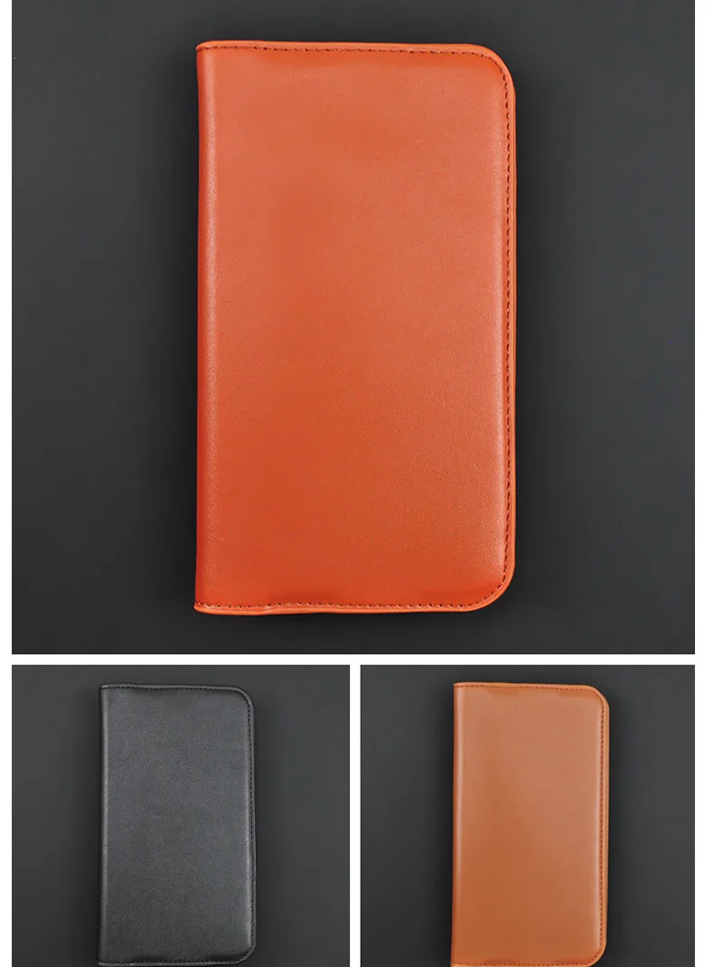 5000mah power bank PU leather wallet new trending products wireless charging portable multi functional power bank - ANKUX.COM