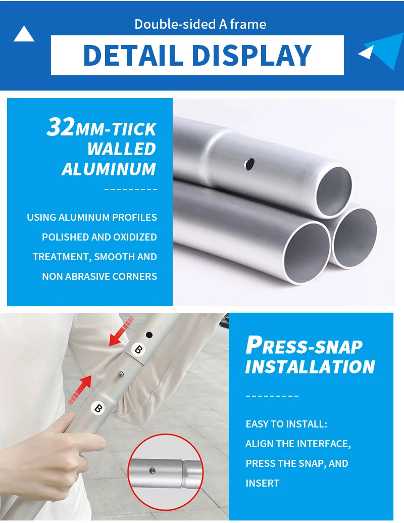 Aluminum Frame Portable Fitting Room Display Stand for Fashion Stores, Trade Exhibitions and Display Racks H341036cffbda495da413b4a3fb21af30I