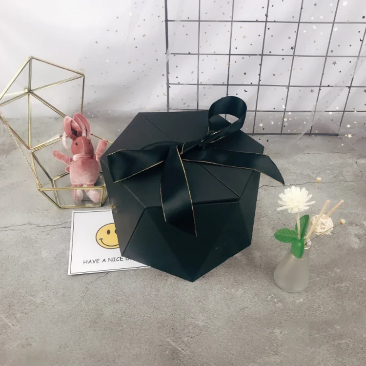 Giant открытый Рождество Подарочная коробка огни вино дерево Подарочная коробка коричневый