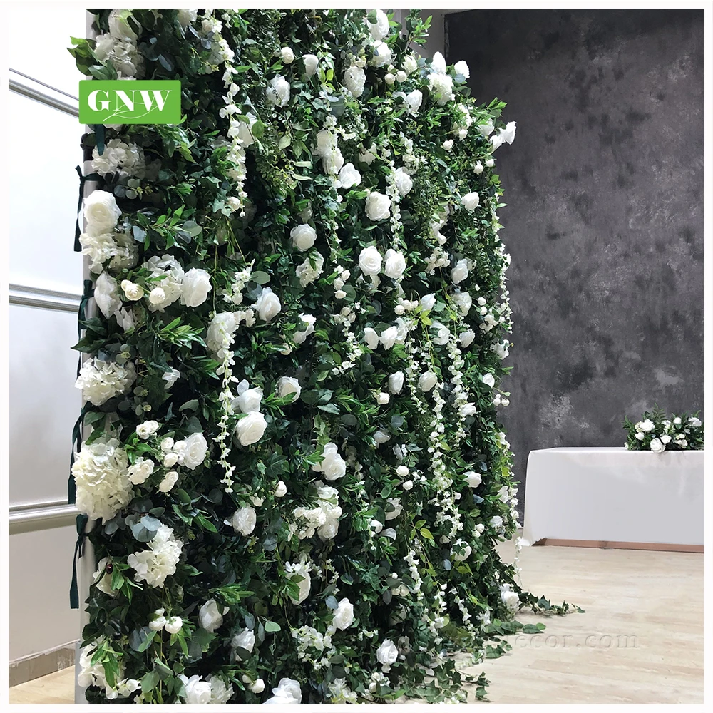 Gnw Wall Flowers Wedding Backdrop Decoration Flower Wall Buy Flower