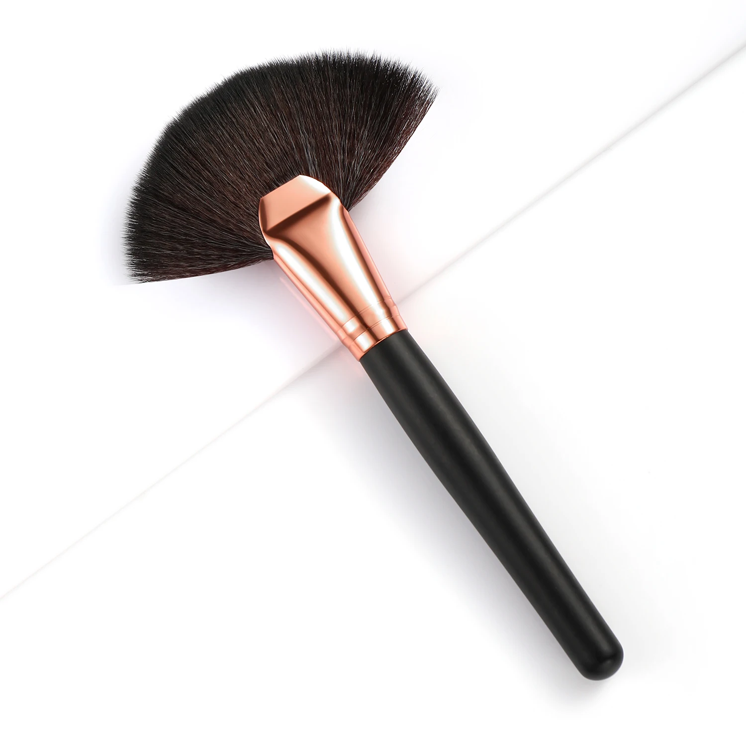 Banfi Single Ebay Hot Sale Multi Functional Big Fan Brush Shaving Brush Face Wood For Blush Powder Highlight Makeup Use Blusher Buy Banfi High Quality Single Big Facial Fan Brush For Professional