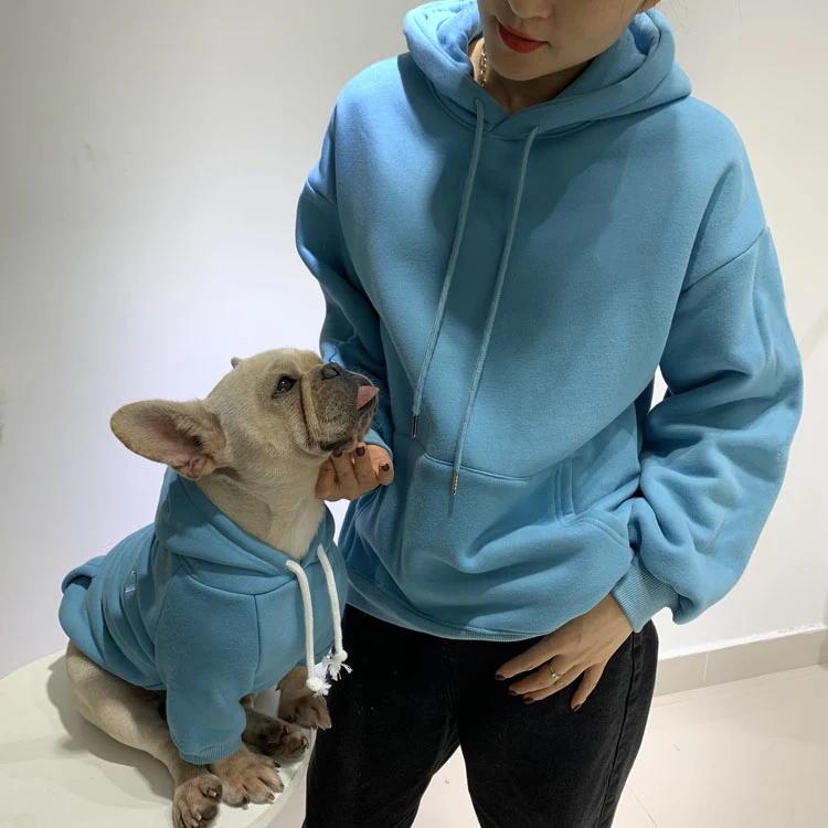 2019 Newest Style Fashion Dog Hoody Matching Dog And Owner Clothes