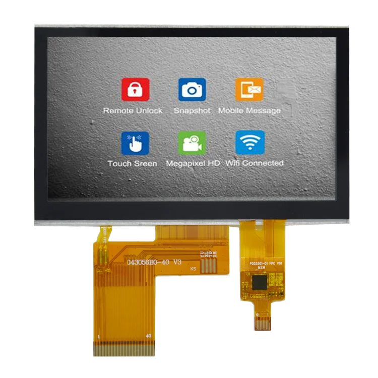 7 inch 50 pin lcd display free sample