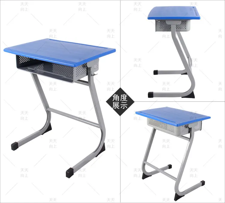 University Desks and Chairs Fixed Student School Chair and Desk Set Classroom Furniture