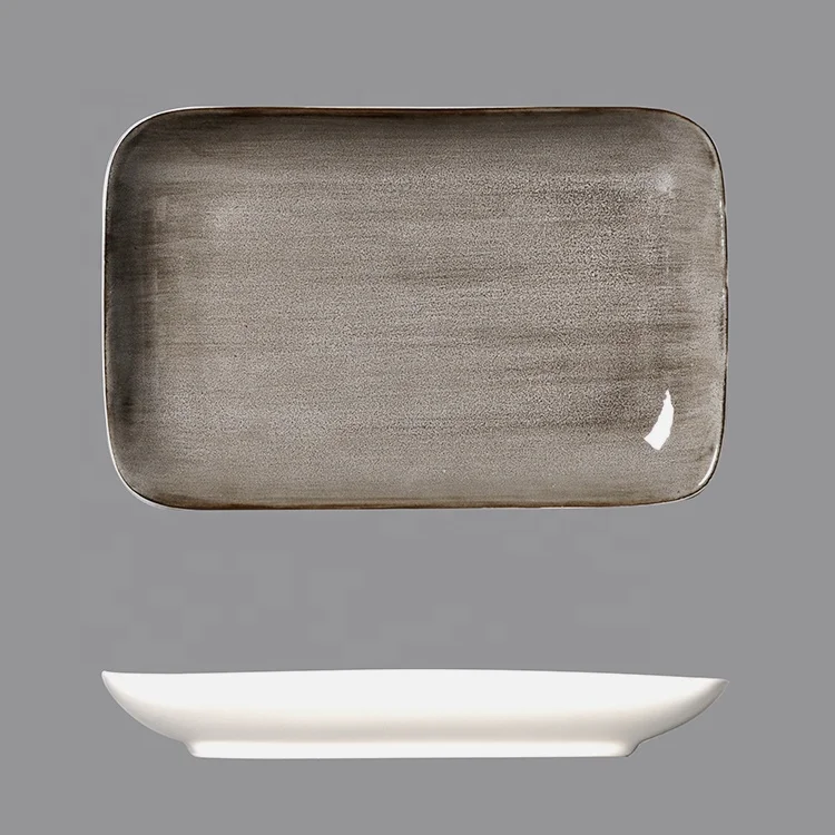 ceramic square rectangular plates