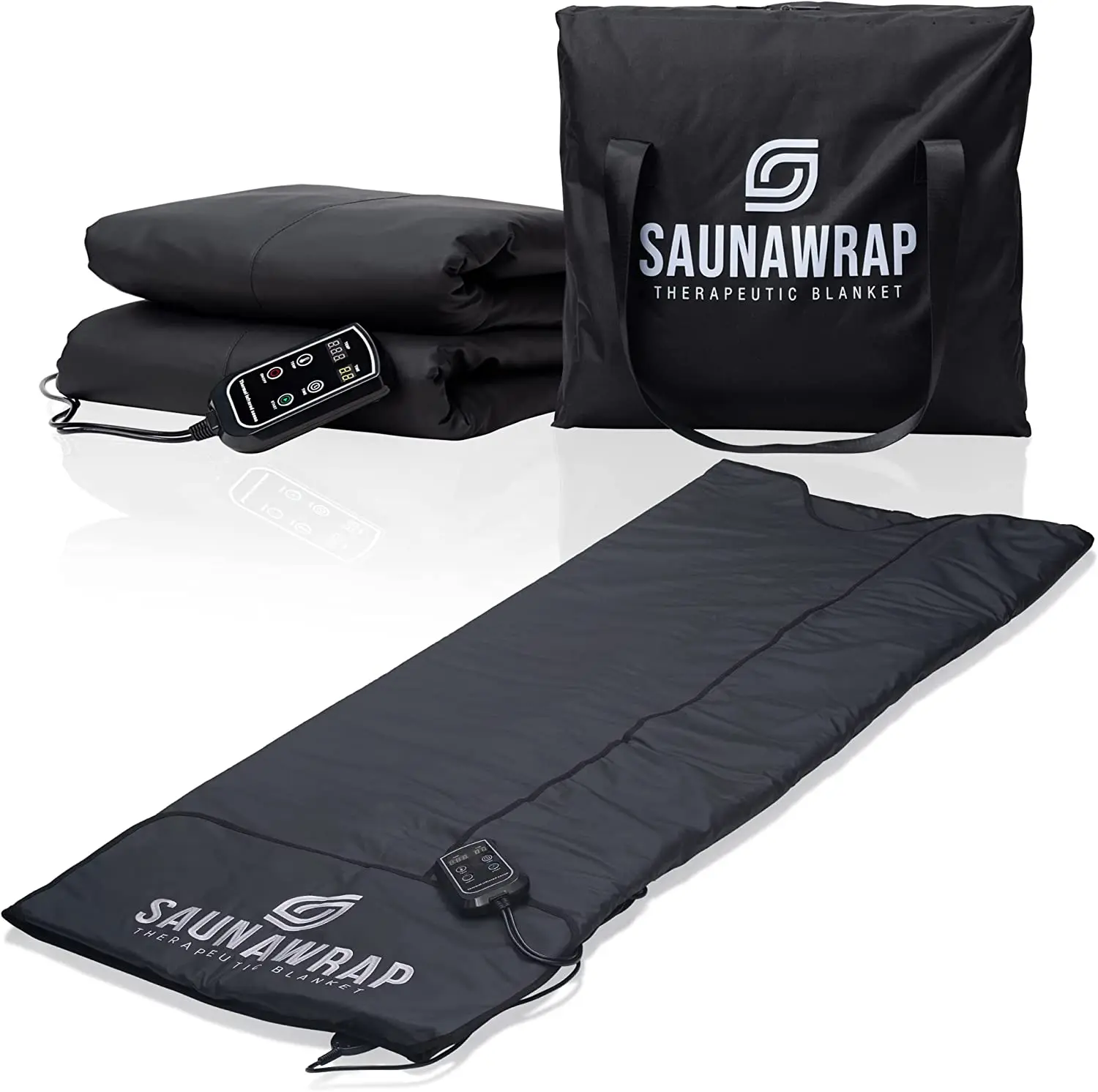 Upgraded Portable 6 Ft X 3 Ft Far Infrared Sauna Blanket Home Remote