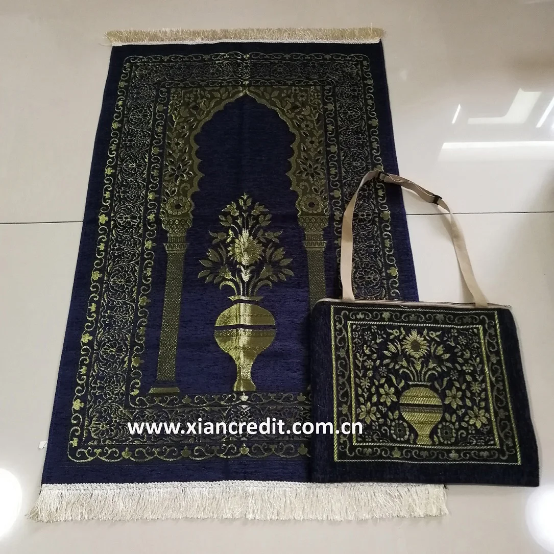 Travel Foldable Prayer Mat With Bag - Buy Pocket Prayer Mat muslim