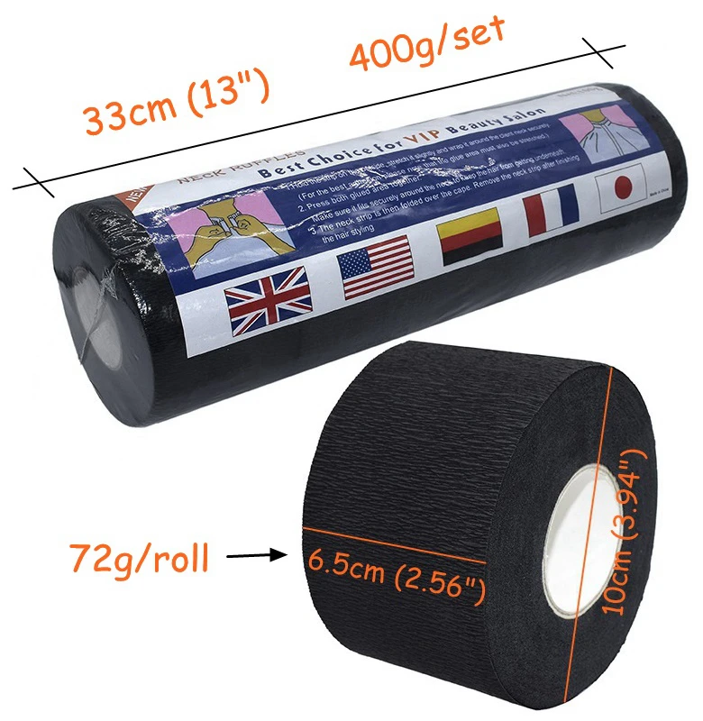 Cheap Price Disposable Beauty Salon Wrapping Strips Ruffles Crepe Roll