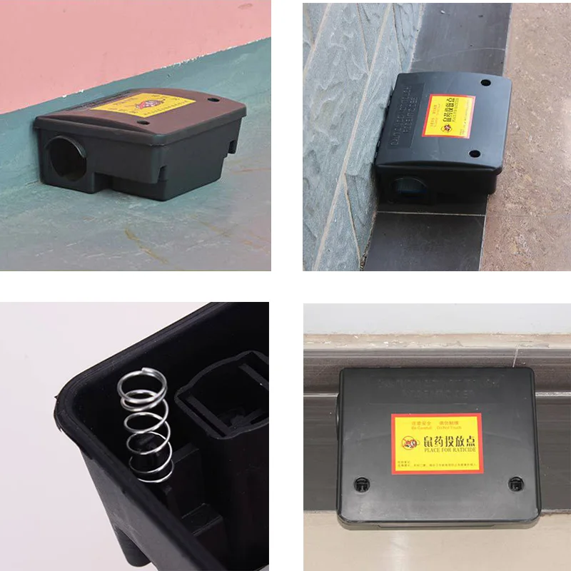 热销塑料诱饵站鼠snap 盒和诱饵啮齿动物诱饵站